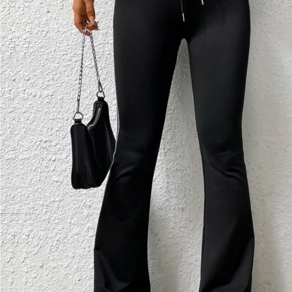 Black Flared Women's Pants